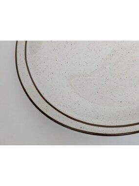 Syracuse China 12" Oval Dinner Plate Brown Speckled MESA GRANDE Stoneware 20-B